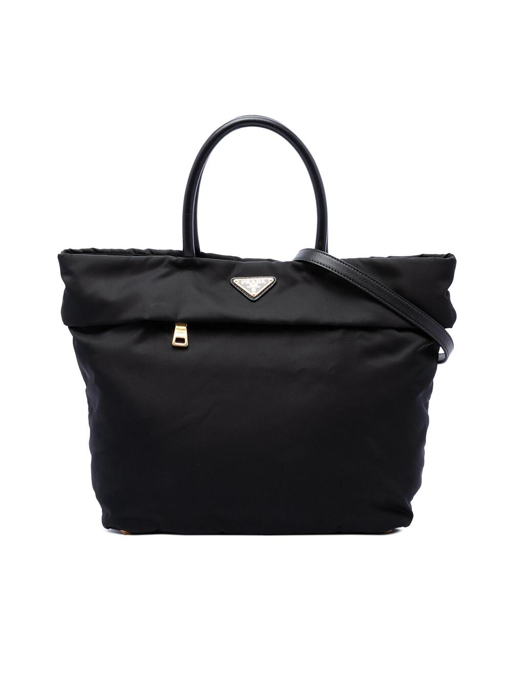 Prada Tessuto Satchel Pre-Loved Black #375355P58B